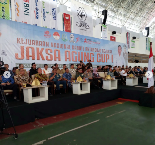 Ketua DPRD Makassar Hadiri Pembukaan Kejurnas Karate Jaksa Agung Cup I di GOR Unhas